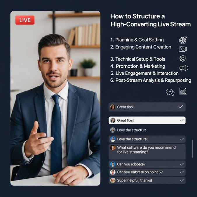 High‑Converting Live Stream